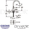 Grohe Ambi Two Handle Sink Mixer Dimensions